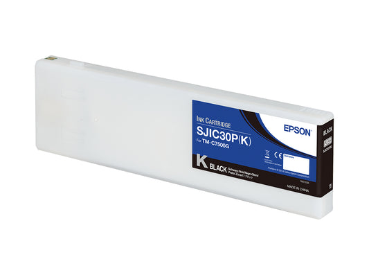 Epson C33S020639/SJIC-30-P-K Black Ink Cartridge (Epson C 7500 G)