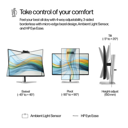 HP Series 5 Pro 527pm 27" QHD IPS 100Hz Monitor