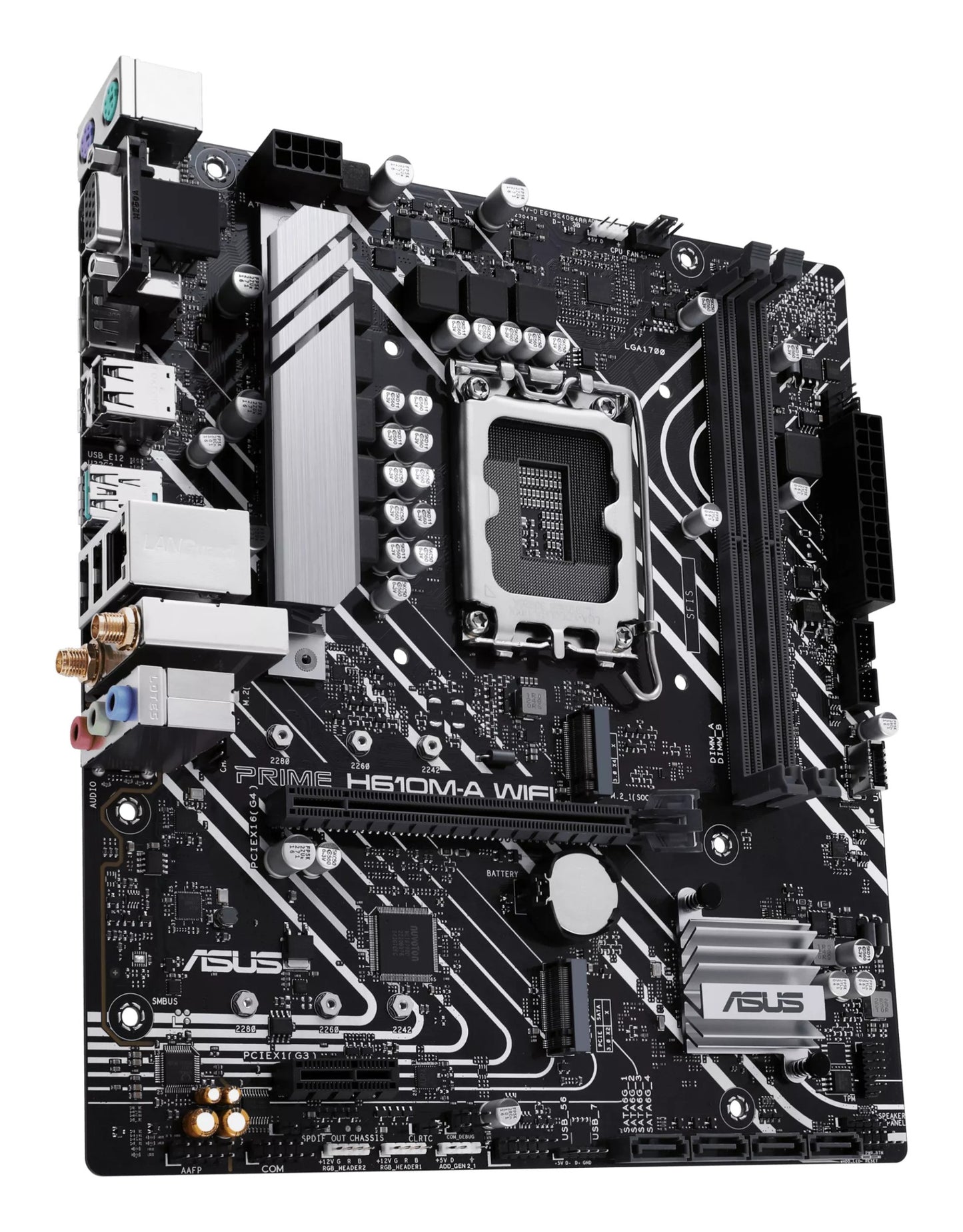 ASUS PRIME H610M-A WIFI Intel H610 LGA 1700 micro ATX Motherboard