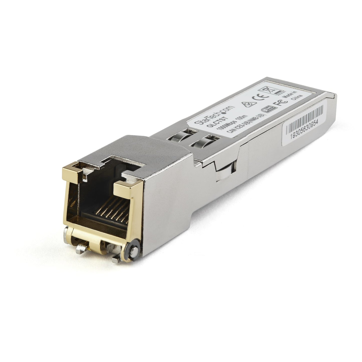 StarTech.com Juniper SFP-1GE-T Compatible SFP Module - 1000BASE-T - SFP to RJ45 Cat6/Cat5e - 1GE Gigabit Ethernet SFP - RJ-45 100m Networking