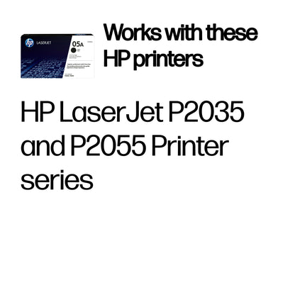 HP CE505A/05A Black Toner Cartridge (2.3K pages)