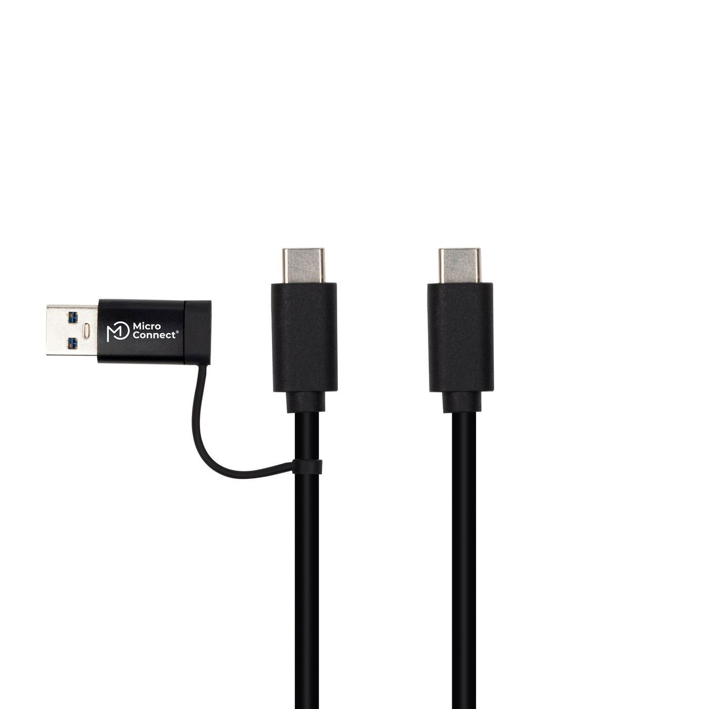 Microconnect USB3.1CCA1 USB cable USB 3.2 Gen 1 (3.1 Gen 1) 1 m USB C Black