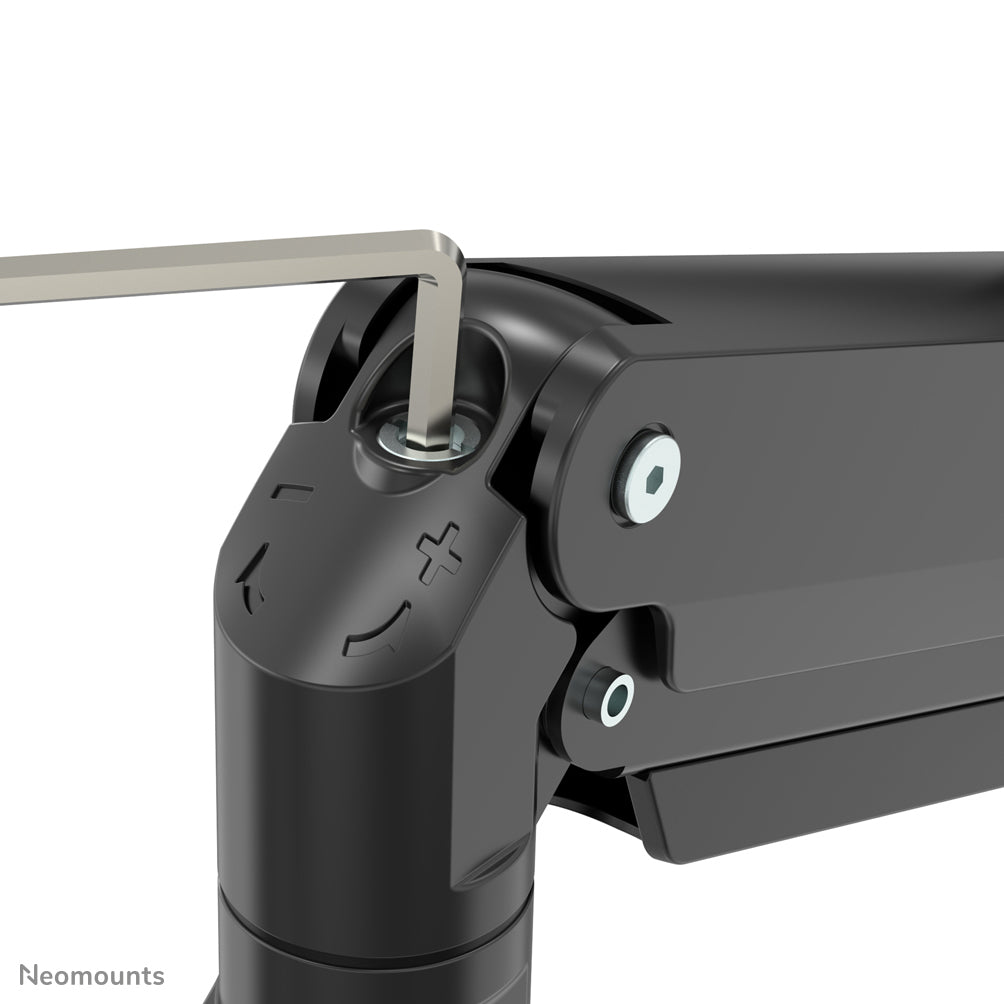 Neomounts NM-D775DX3BLACK Monitor arm 17-27" - gas spring - Topfix - 180°-stop