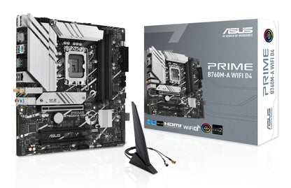 ASUS PRIME B760M-A WIFI D4 Intel B760 LGA 1700 micro ATX Motherboard