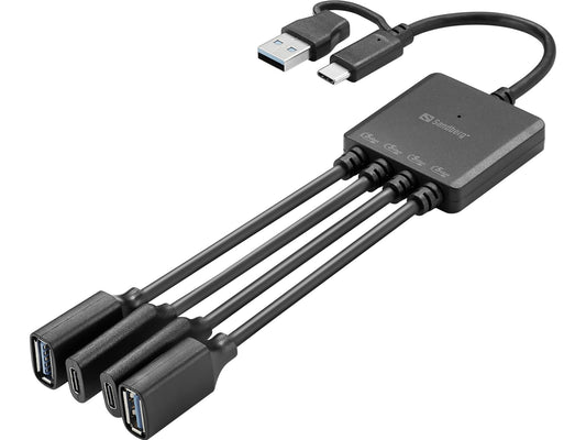 Sandberg USB-C/A to 2A+2C Splitter Hub