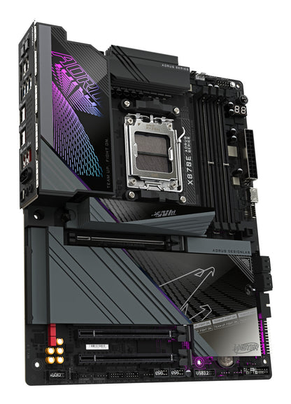Gigabyte X870E AORUS MASTER Motherboard - Supports AMD Ryzen 9000 CPUs, 16+2+2