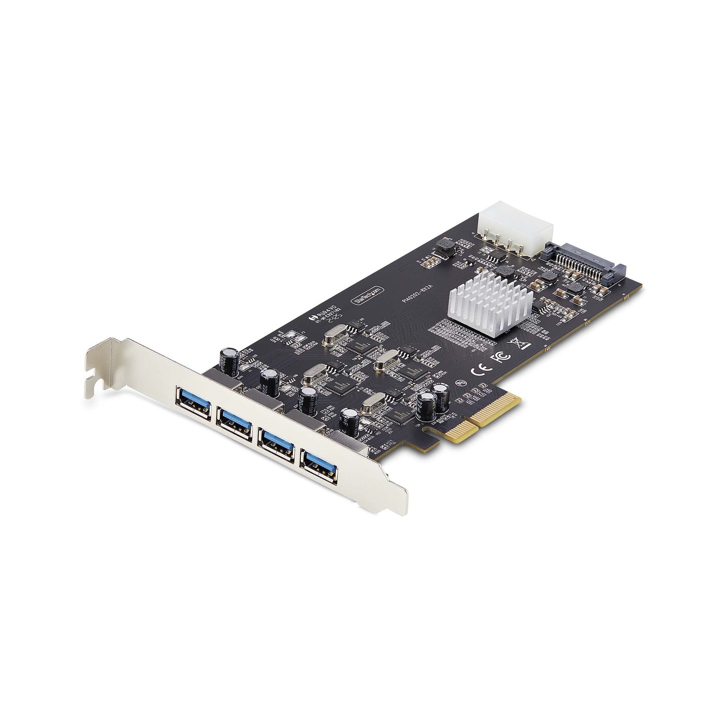 StarTech.com 4-Port USB PCIe Card, USB 3.2 5Gbps, PCI Express Expansion Card with 4x Hub