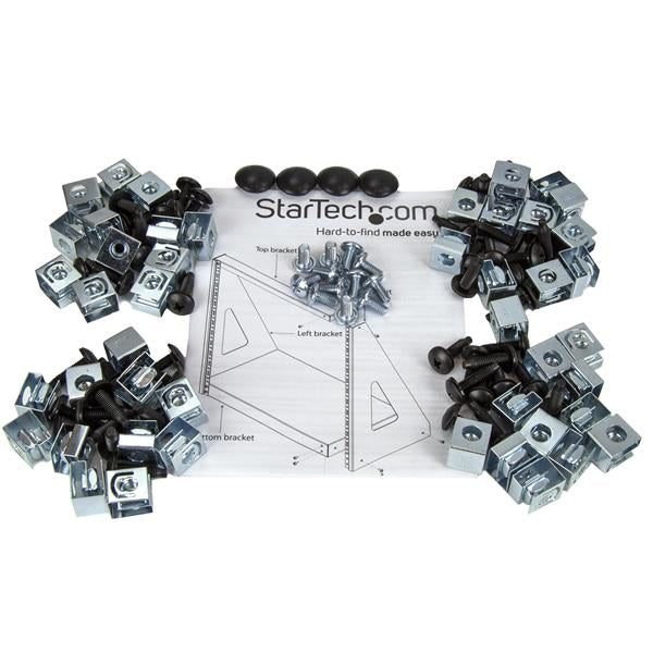 StarTech.com 16U 2-Post Open Frame Desktop Server Rack, 19in Compact Space-Saving