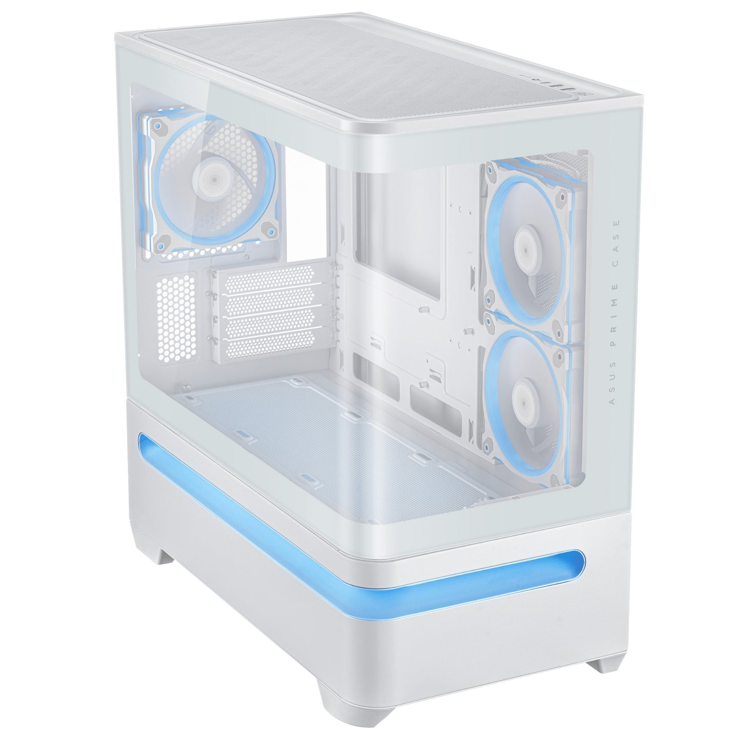 ASUS PRIME AP202 ARGB Mini Tower White PC Case