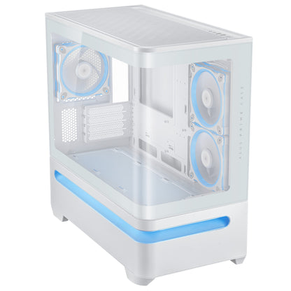 ASUS PRIME AP202 ARGB Mini Tower White PC Case