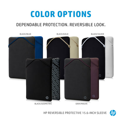 HP Reversible Protective 15.6-inch Gold Laptop Sleeve Laptop Bag