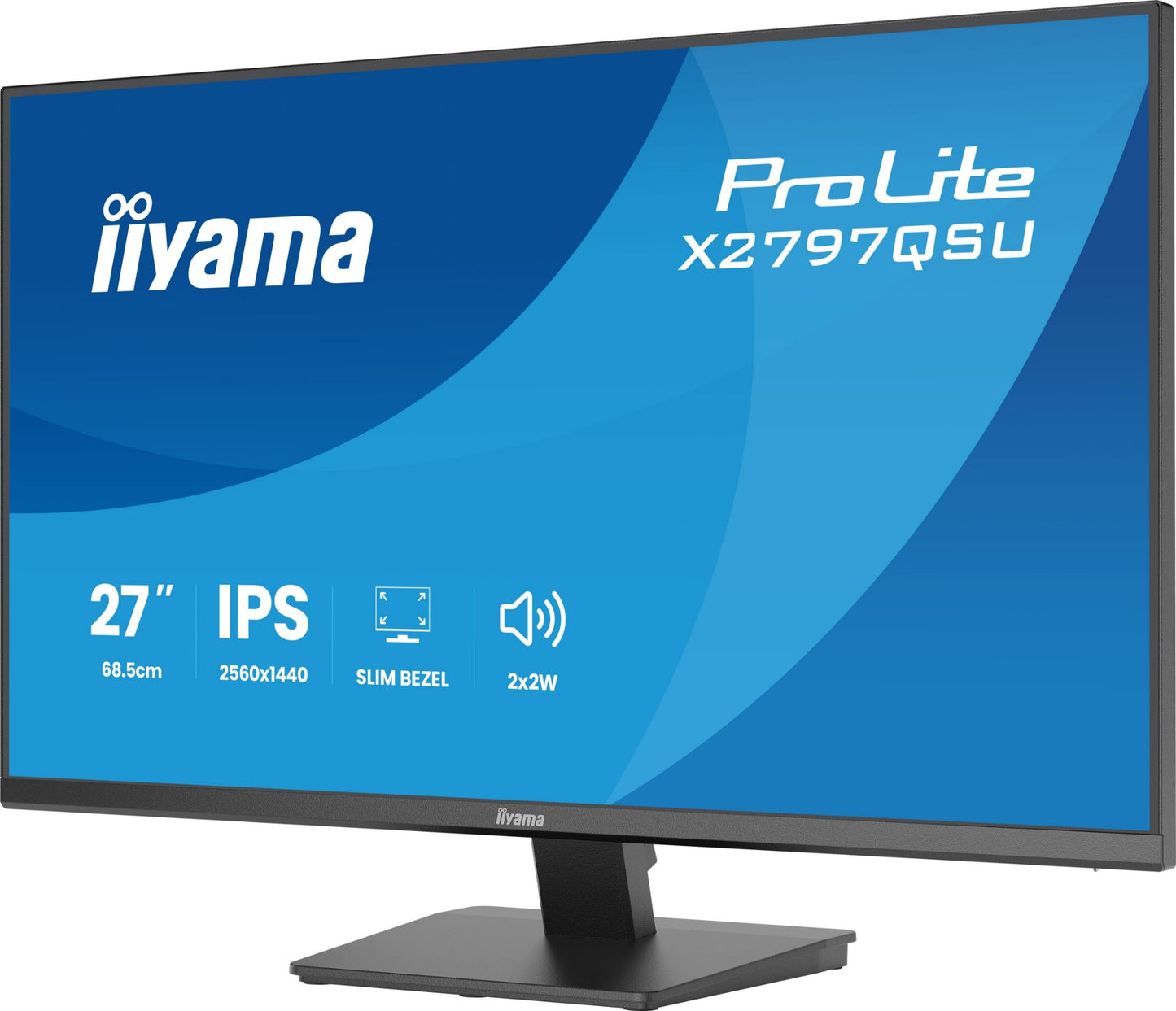 iiyama ProLite X2797QSU-B1 27" QHD IPS Monitor