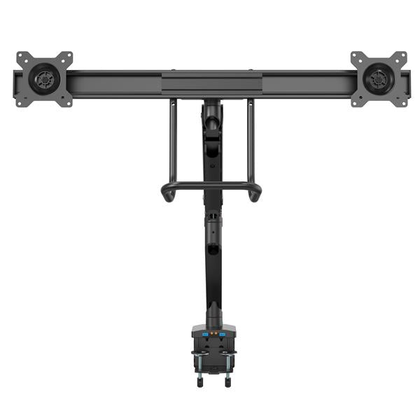 StarTech.com Desk Mount Dual Monitor Arm with USB & Audio - Slim Full Motion