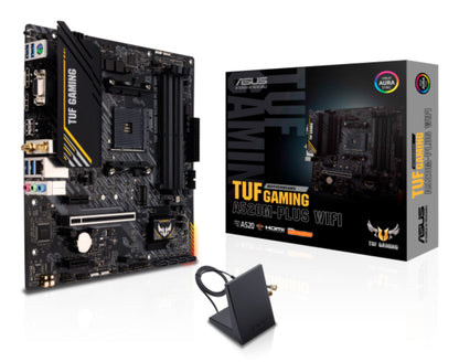 ASUS TUF GAMING A520M-PLUS WIFI AMD A520 Socket AM4 micro ATX Motherboard