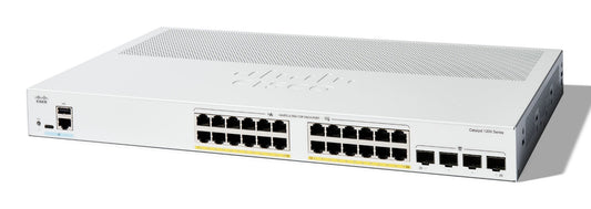 Cisco Catalyst 1200-24P-4G Smart Switch PoE