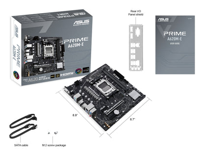 ASUS PRIME A620M-E-CSM AMD A620 Socket AM5 micro ATX Motherboard