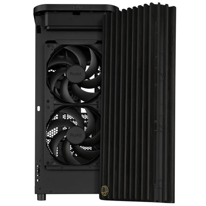 ASUS ProArt PA401 Wood TG PWM (Black) Tower PC Case