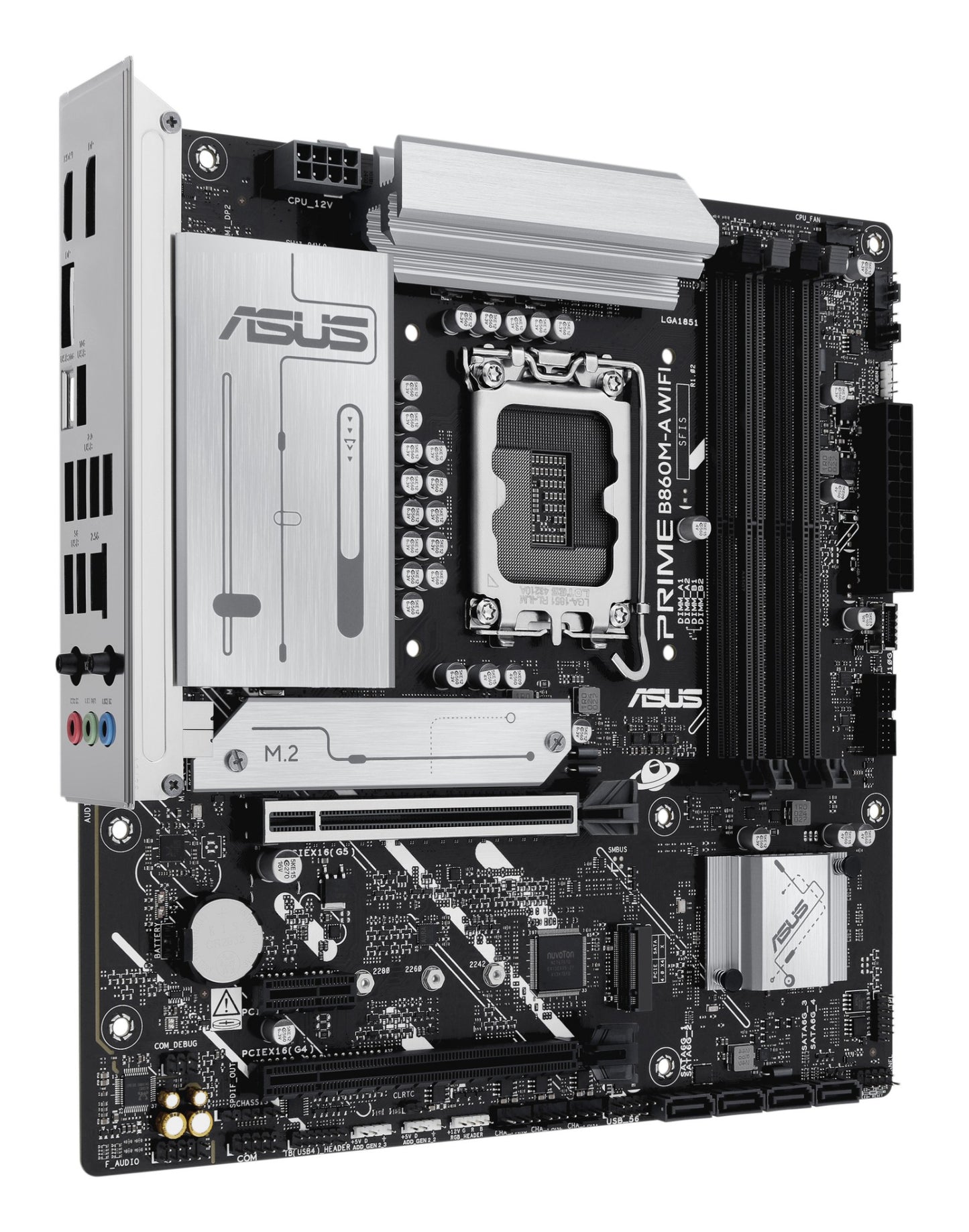 ASUS PRIME B860M-A WIFI Intel B860 LGA 1851 (Socket V1) micro ATX Motherboard