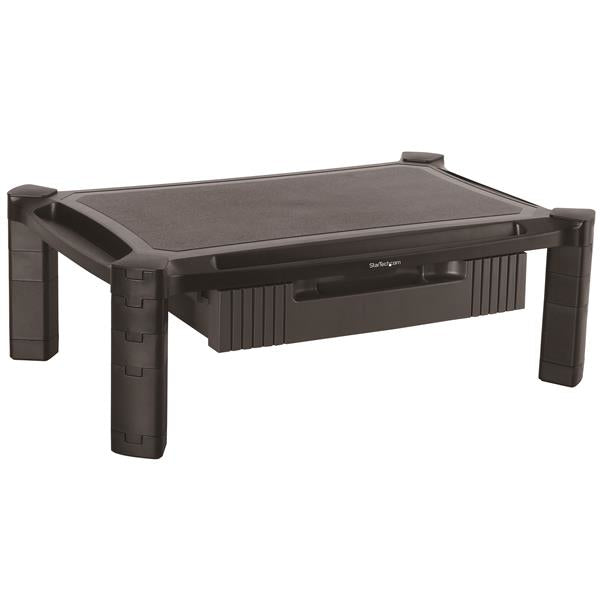 StarTech.com Monitor Riser with Drawer - Height Adjustable - Large - For up to 32" Mount