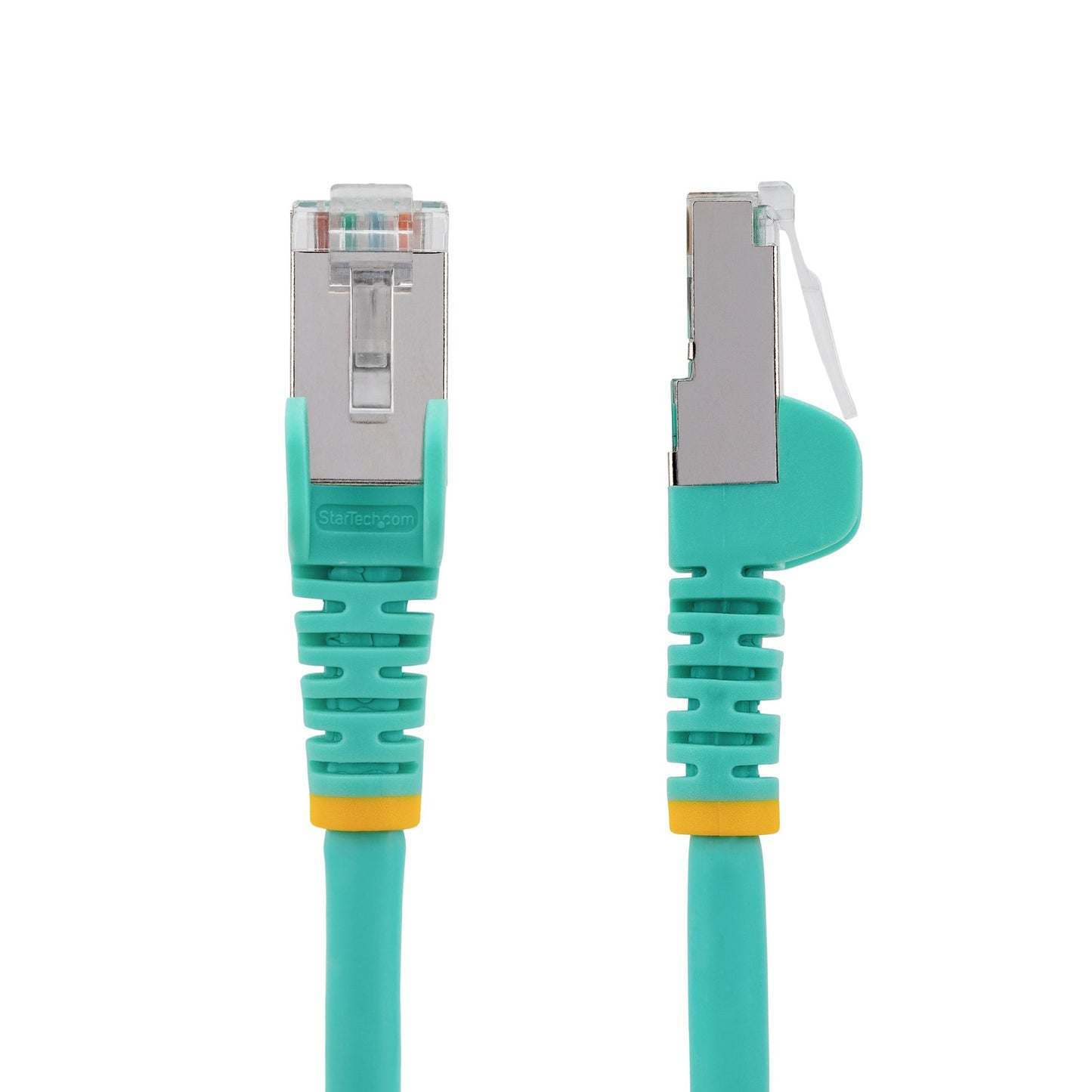 StarTech.com 5m CAT6a Ethernet Cable - Aqua - Low Smoke Zero Halogen (LSZH) - 10GbE