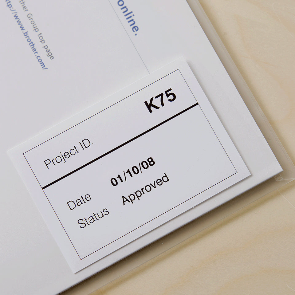 Brother DK-22212 DirectLabel Etikettes white Film 62mm x 15,24m for Brother P-Touch Labels