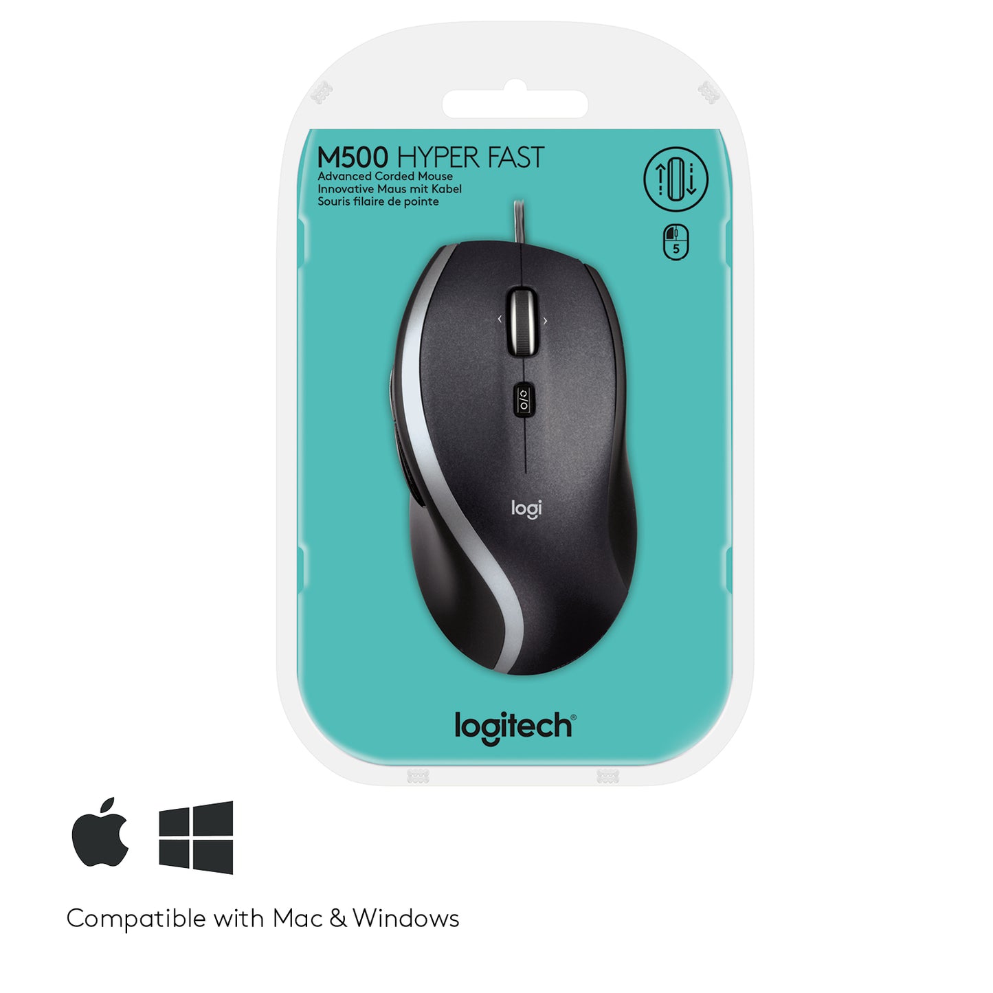 Logitech LGT-M500 Wired Mouse