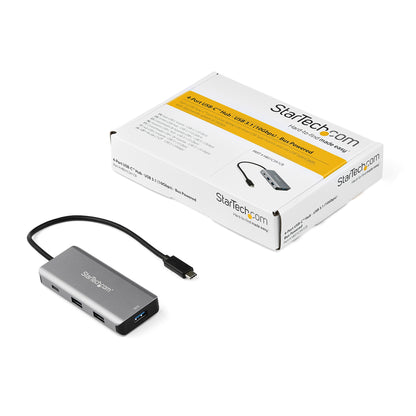 StarTech.com 4 Port USB C Hub w/ 3x USB A & 1x USB C - SuperSpeed 10Gbps USB Type-C