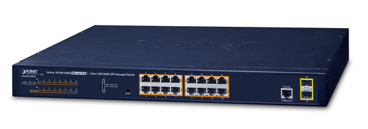 Planet GS-4210-16P2S network switch PoE