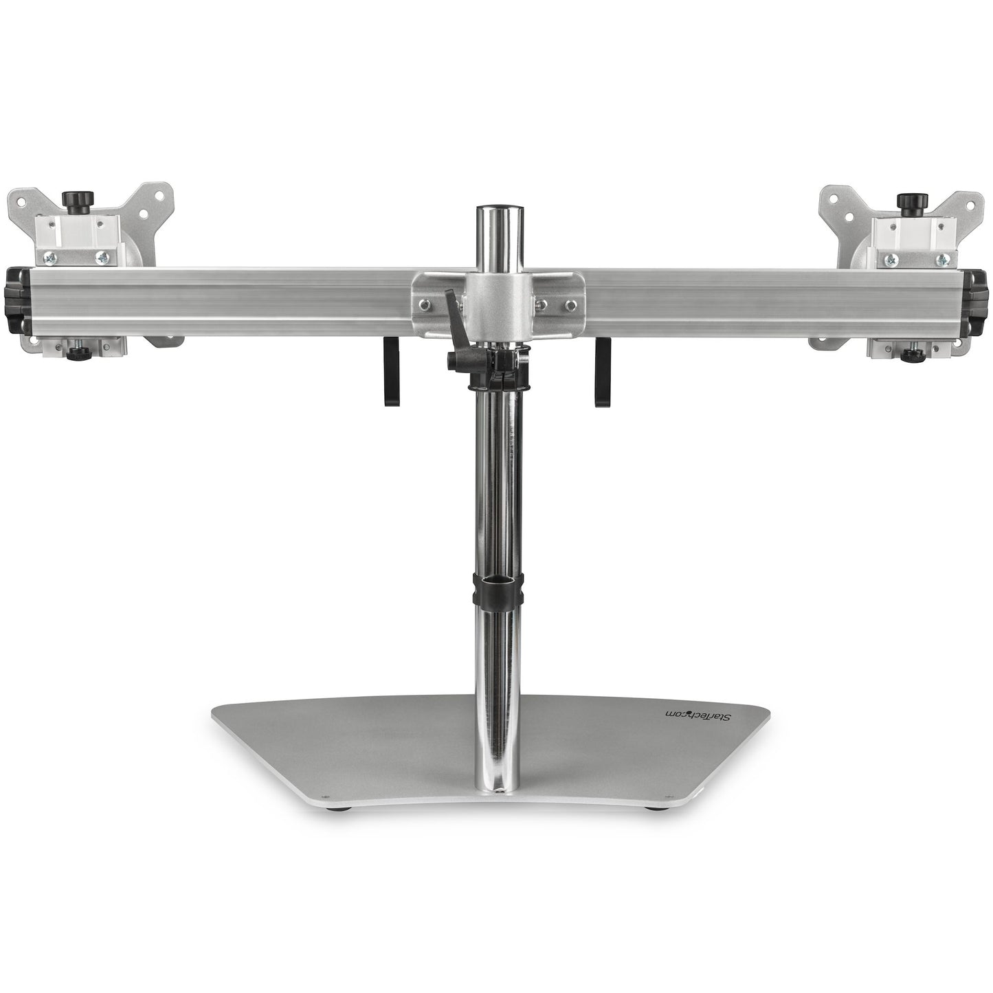 StarTech.com Dual Monitor Stand - Ergonomic Free Standing Dual Monitor Desktop Stand Mount