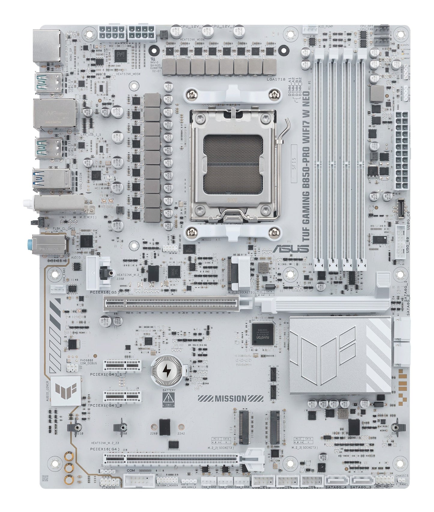 ASUS TUF GAMING B850-PRO WIFI7 W NEO AMD B850 Socket AM5 ATX Motherboard
