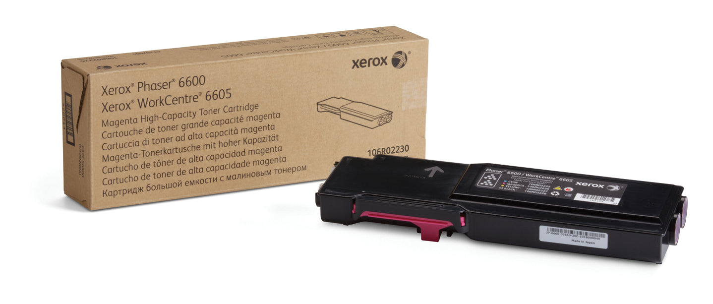 Xerox 106R02230 Magenta Toner Cartridge (6K pages, Xerox Phaser 6600)