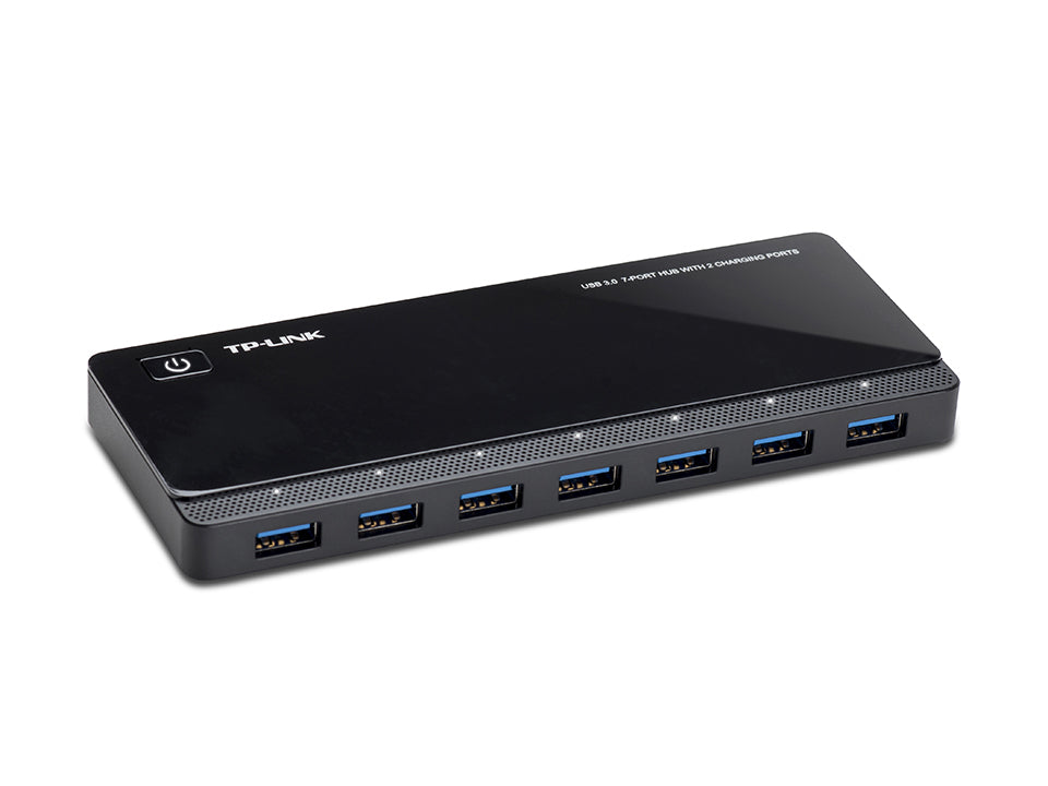 TP-LINK UH720 interface hub USB 3.2 Gen 1 (3.1 Gen 1) Micro-B 5000 Mbit/s Black