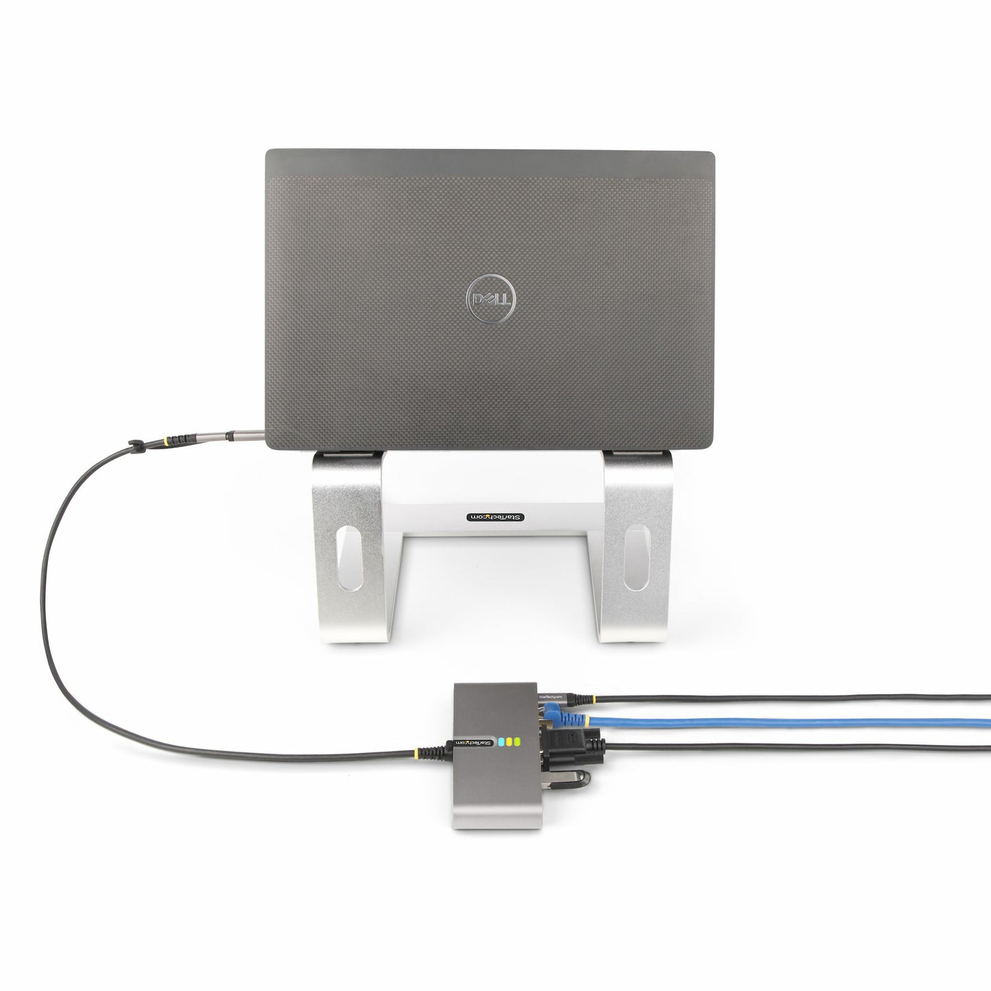 StarTech.com 2-Port Hub Ethernet USB-C Docking Station 100W