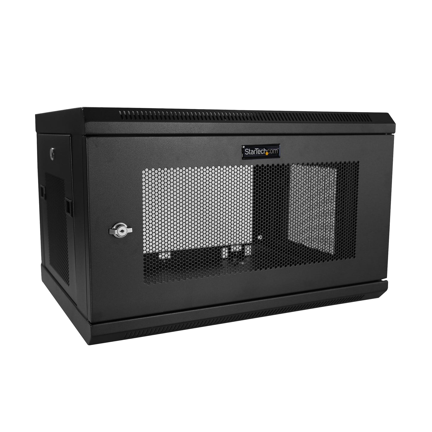 StarTech.com 2-Post 6U Wall Mount Network Cabinet with 1U Shelf, 19" Wall-Mounted Rack