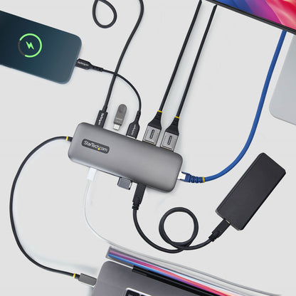 StarTech.com 10-in-1 Dual-DisplayPort Multiport USB-C Docking Station