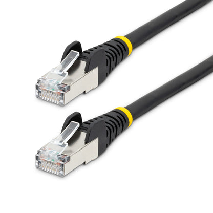 StarTech.com 5m CAT6a Ethernet Cable - Black - Low Smoke Zero Halogen (LSZH) - 10GbE
