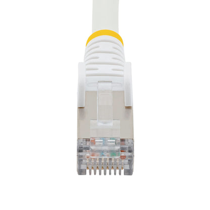 StarTech.com 5m CAT6a Ethernet Cable - White - Low Smoke Zero Halogen (LSZH) - 10GbE