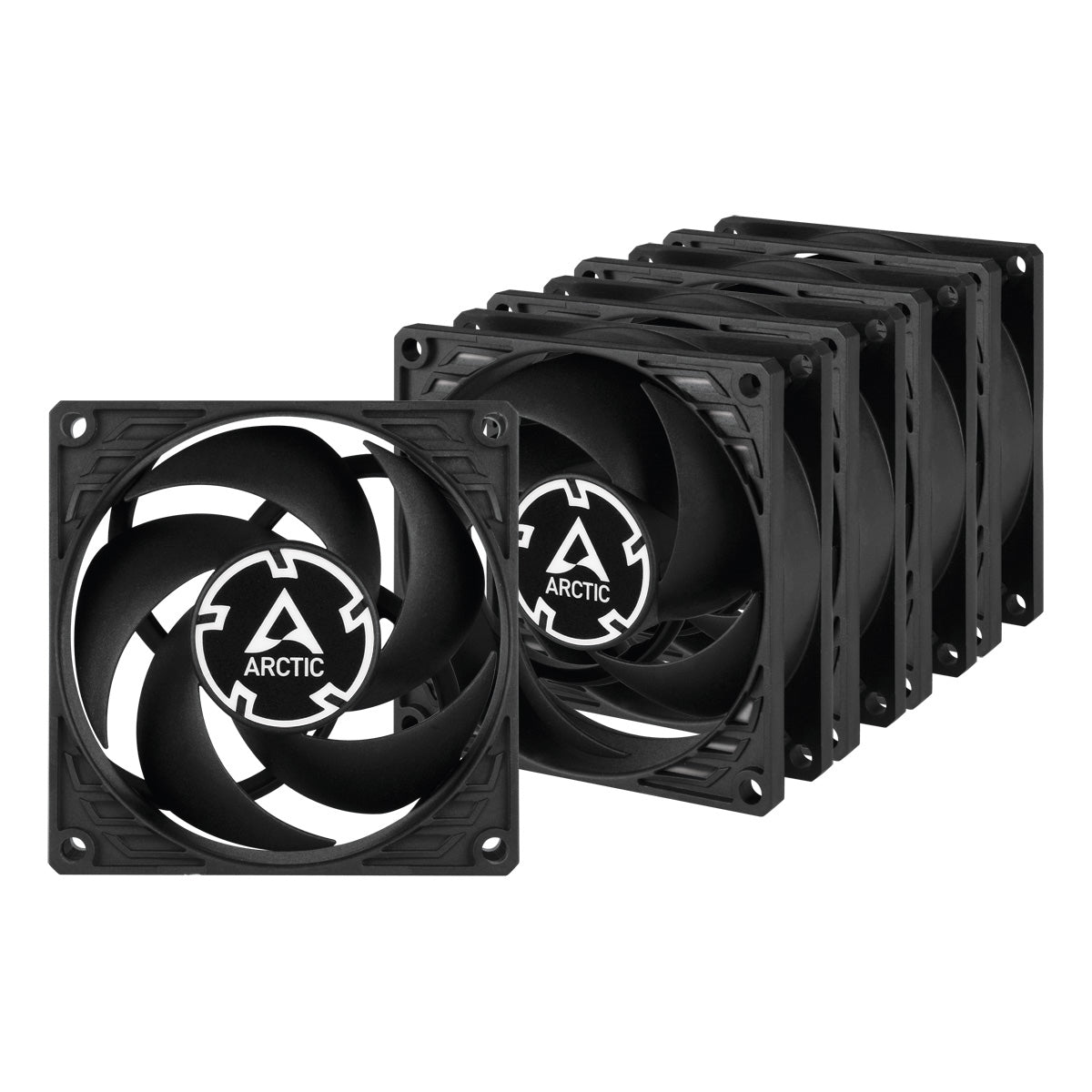 ARCTIC P8 PWM PST Value Pack - Pressure-optimised 80 mm Fan with PWM PST Cooling