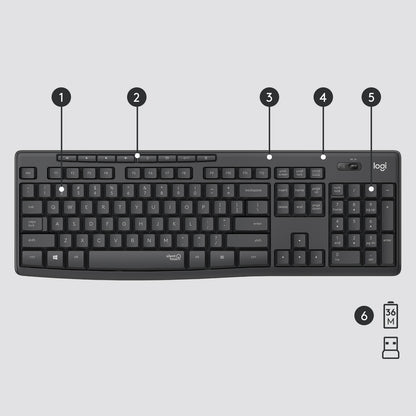 Logitech MK295 Wireless Keyboard & Mouse Combo
