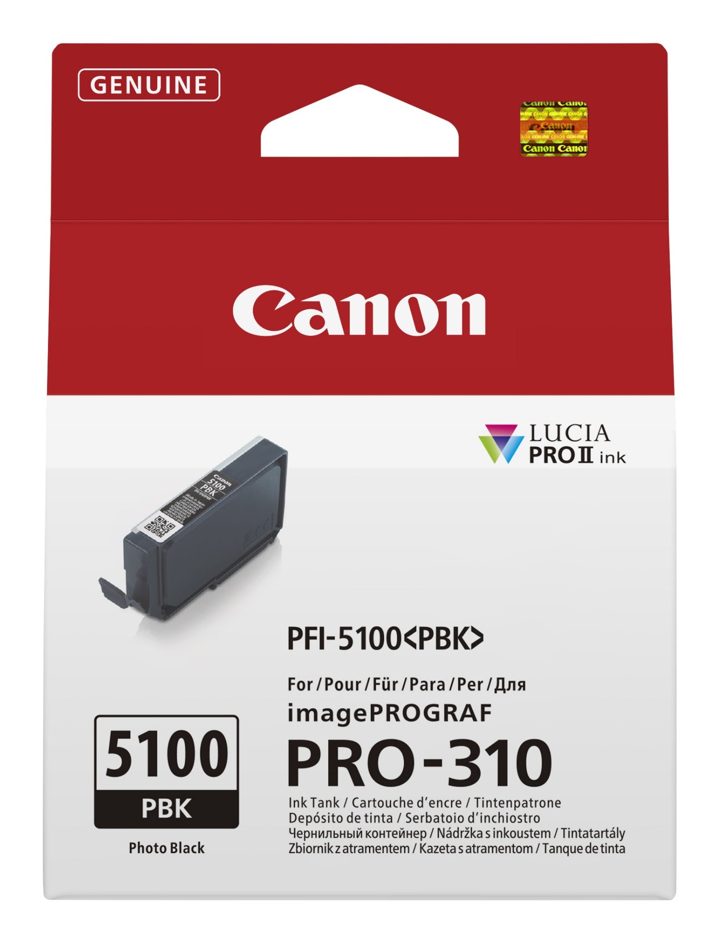 Canon 6952C001/PFI-5100PBK Black Ink Cartridge (Canon IPF PRO-310)