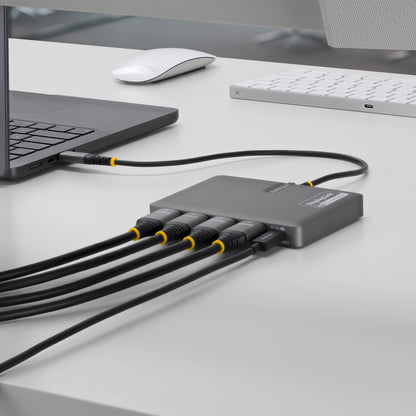 StarTech.com Quad-Monitor Workstation Adapter USB-C Docking Station (MIADAPT)