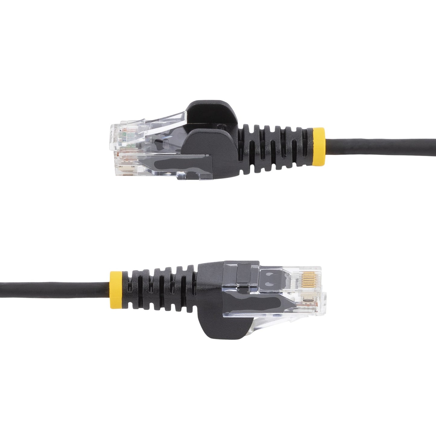 StarTech.com 15m Black Slim CAT6 Ethernet Cable, Snagless, 100W PoE, UTP, LSZH