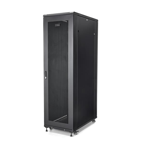 StarTech.com 42U Enterprise-Grade Server Rack Cabinet, 19in Enclosed 4-Post Rack