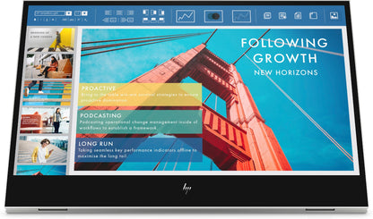 HP E-Series E14 G4 Portable 14" Full HD IPS Monitor