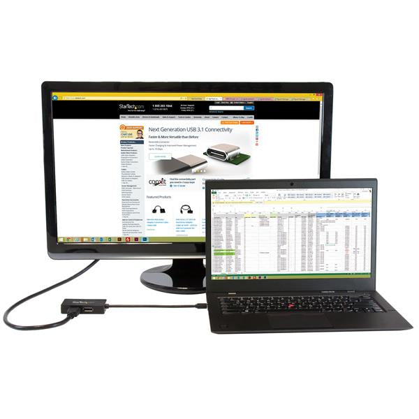 StarTech.com Travel A/V adapter: 3-in-1 Mini DisplayPort to DisplayPort DVI or HDMI Cable