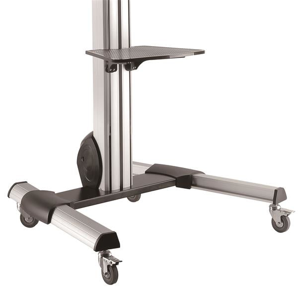 StarTech.com TV Cart - Height Adjustable - Lockable Wheels Mount