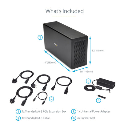 StarTech.com PCIe Expansion Chassis Thunderbolt 3 Docking Station