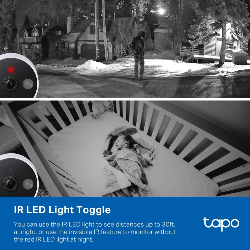 TP-LINK Tapo Indoor/Outdoor Home Security Wi-Fi Camera