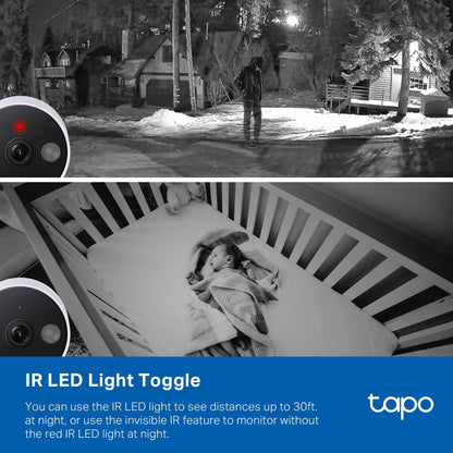TP-LINK Tapo Indoor/Outdoor Home Security Wi-Fi Camera