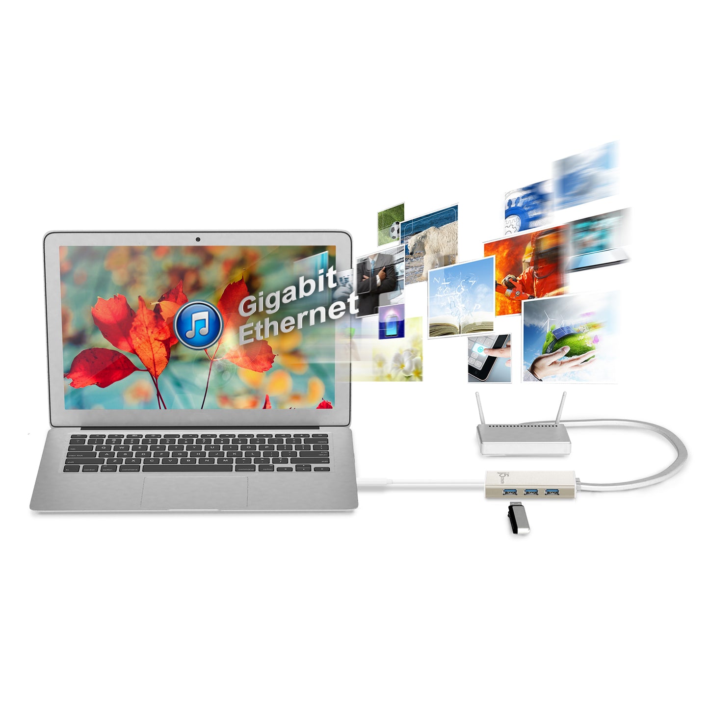 j5create JCH471 USB-C™ Gigabit Docking Station